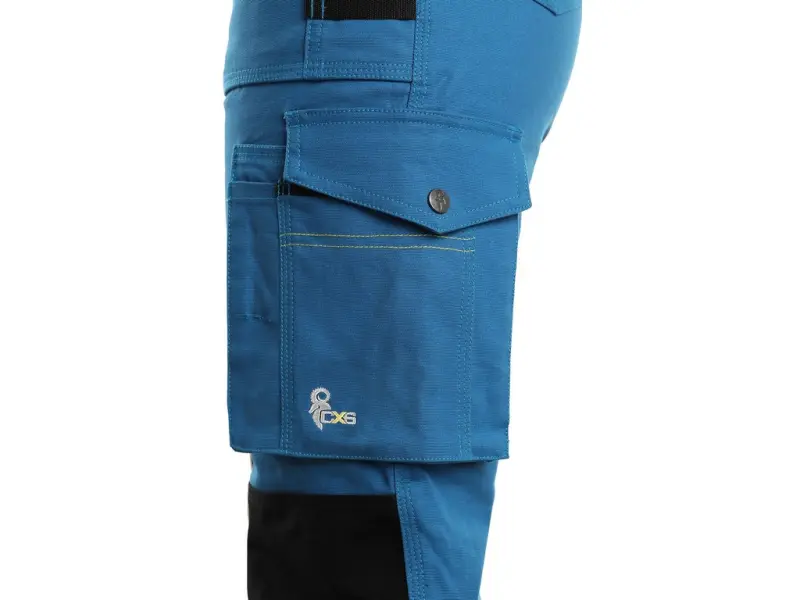 Kalhoty CXS STRETCH, dámské, středně modro - černé, vel. 46